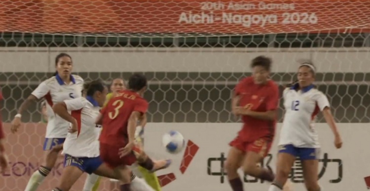 小组第一晋级亚运8强！中国女足5-1菲律宾女足 王妍雯帽子戏法